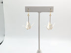 White Origami Crane Earrings