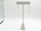 White Origami Crane Earrings