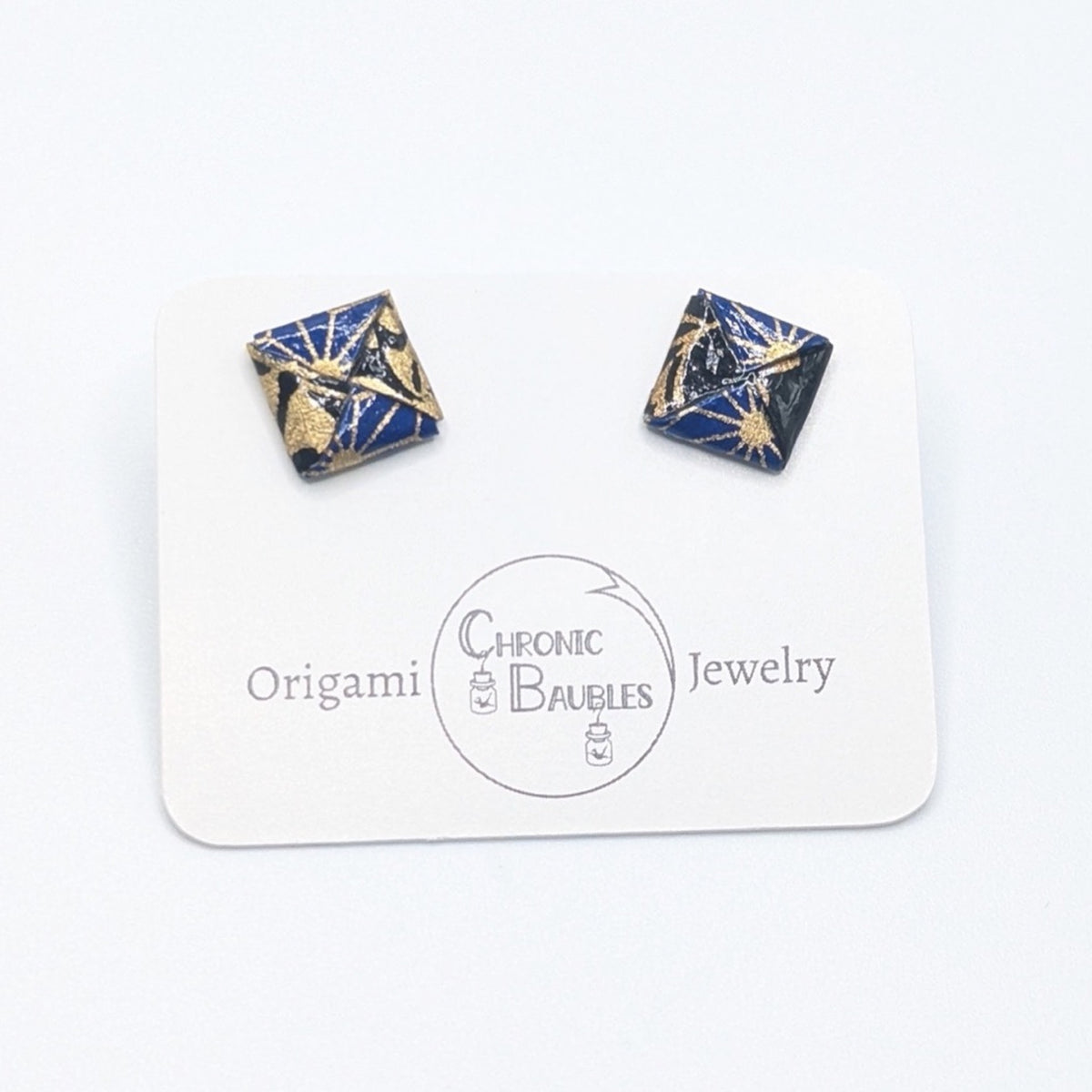 Square Stud Earrings