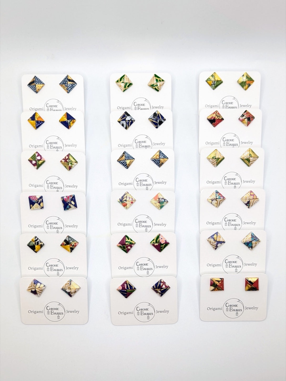 Square Stud Earrings
